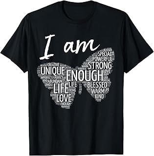 I Am Unique Strong Law of Attraction Positive Affirmation T-Shirt