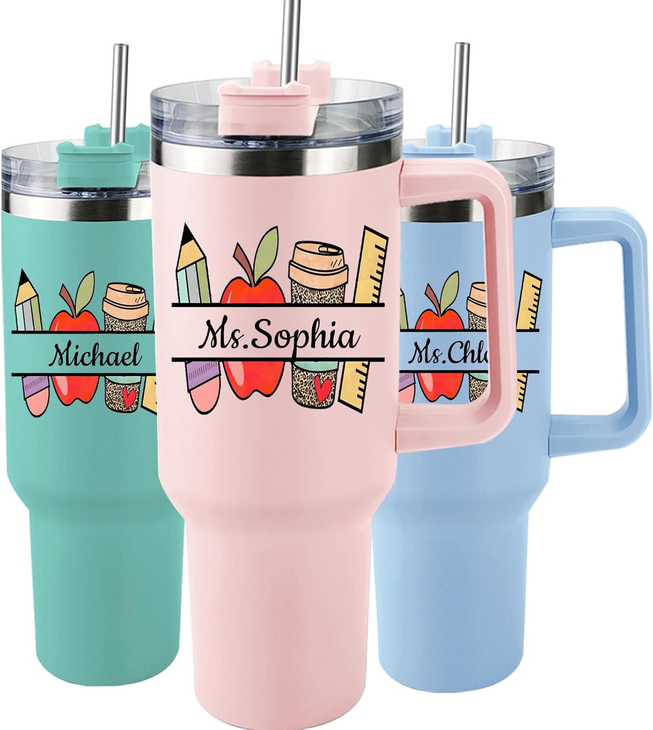 Personalized tumbler with customized name