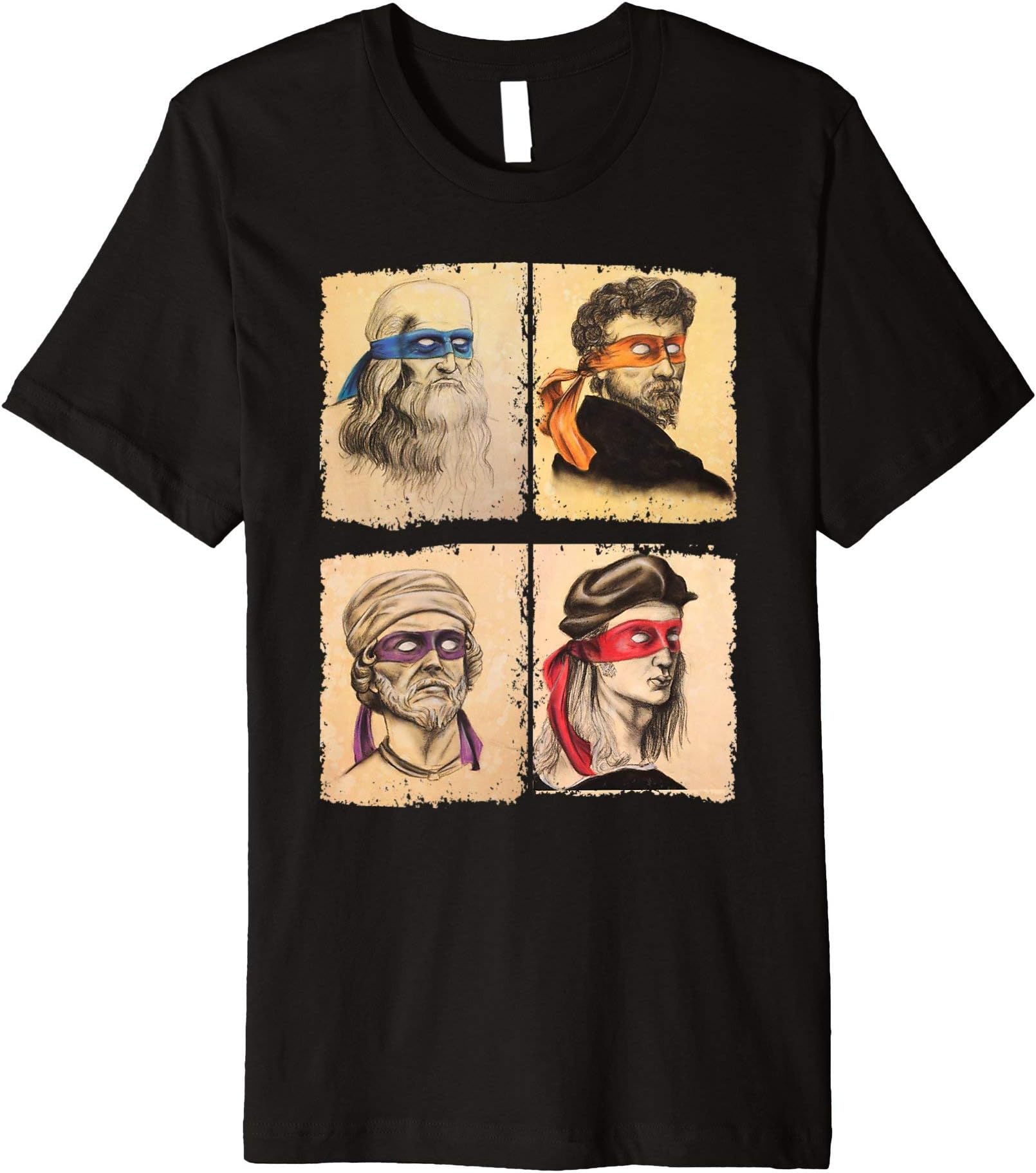 Humor Italian Artists T Shirt for Turtles Art Lovers T-Shirt
