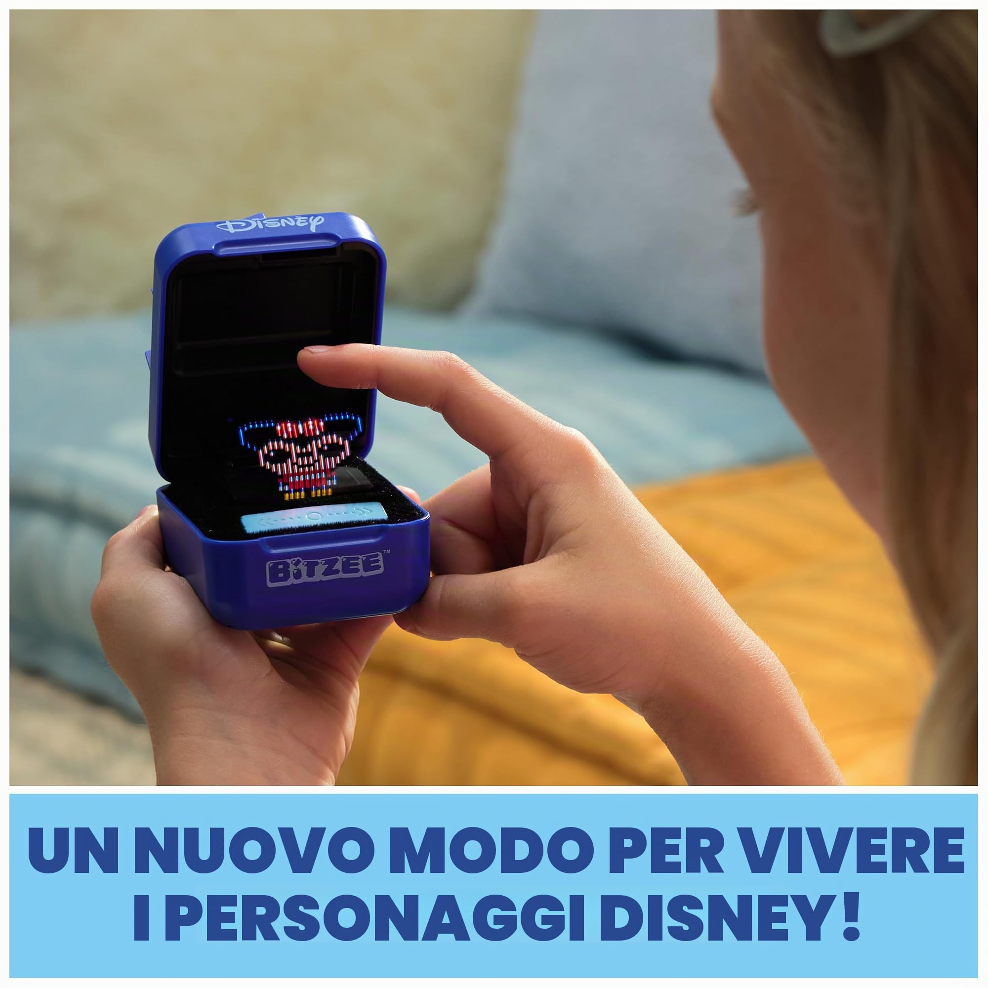 BITZEE, Disney con 30 Personaggi interattivi all'Interno, reagisce a Colpi, inclinazioni e rubinetti, Giocattoli Disney e Giocattoli digitali per Bambini, per Ragazze, Ragazzi e Fan