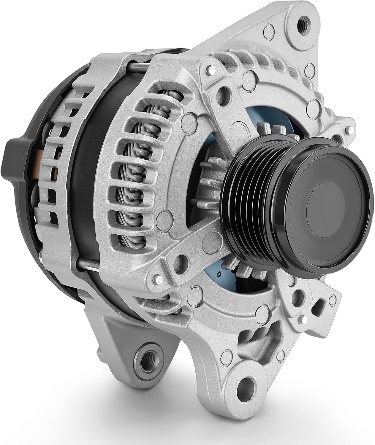 New Alternator Replacement Compatible with Toyota Corolla 2009-2011, Matrix 2009-2010, Pontiac Vibe 2009-2010, 6-Groove Clutch Pulley, Replaces 11385, 27060-0T041, 210-0699