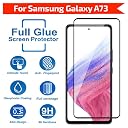 POPIO Military-Grade Gorilla Tempered Glass For Samsung Galaxy A73 | 9H Hardness, Edge-to-Edge, Bubble-Free gallery image
