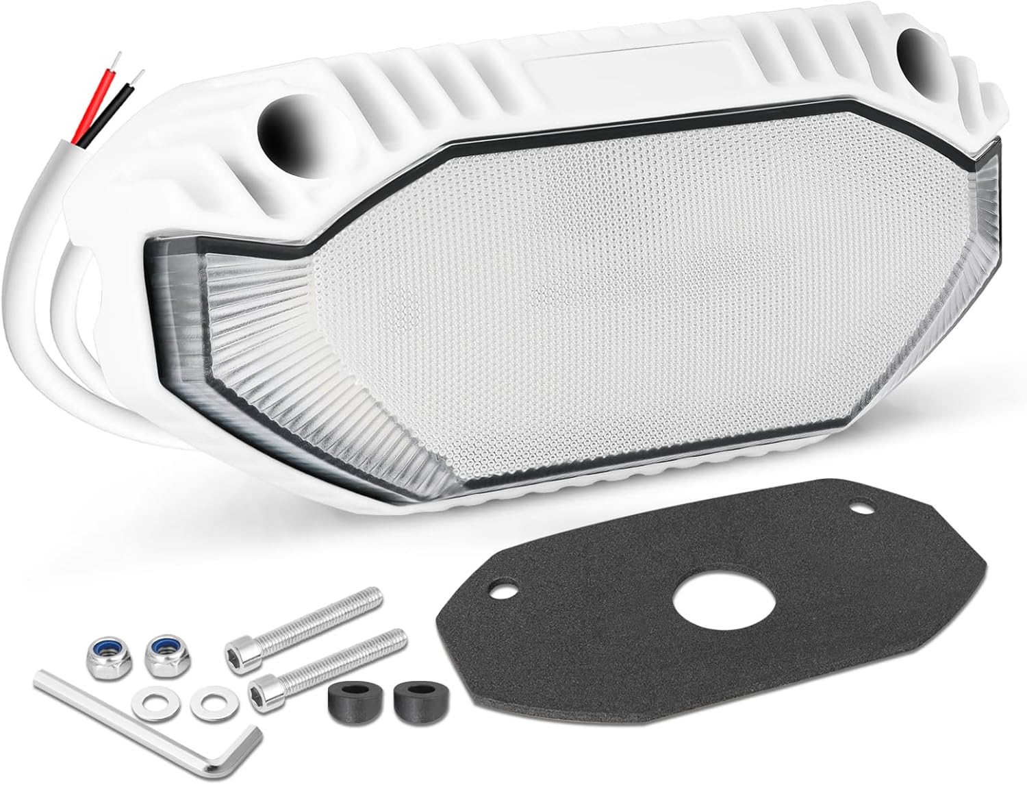 RV Porch Light, SWATOW INDUSTRIES 5 Inch RV Lights Exterior 12V Outdoor RV Lighting LED Scene Lights 5" Light Bar for Travel Camper Vans Trailers Tractor Cargo Motorhome Truck Marine