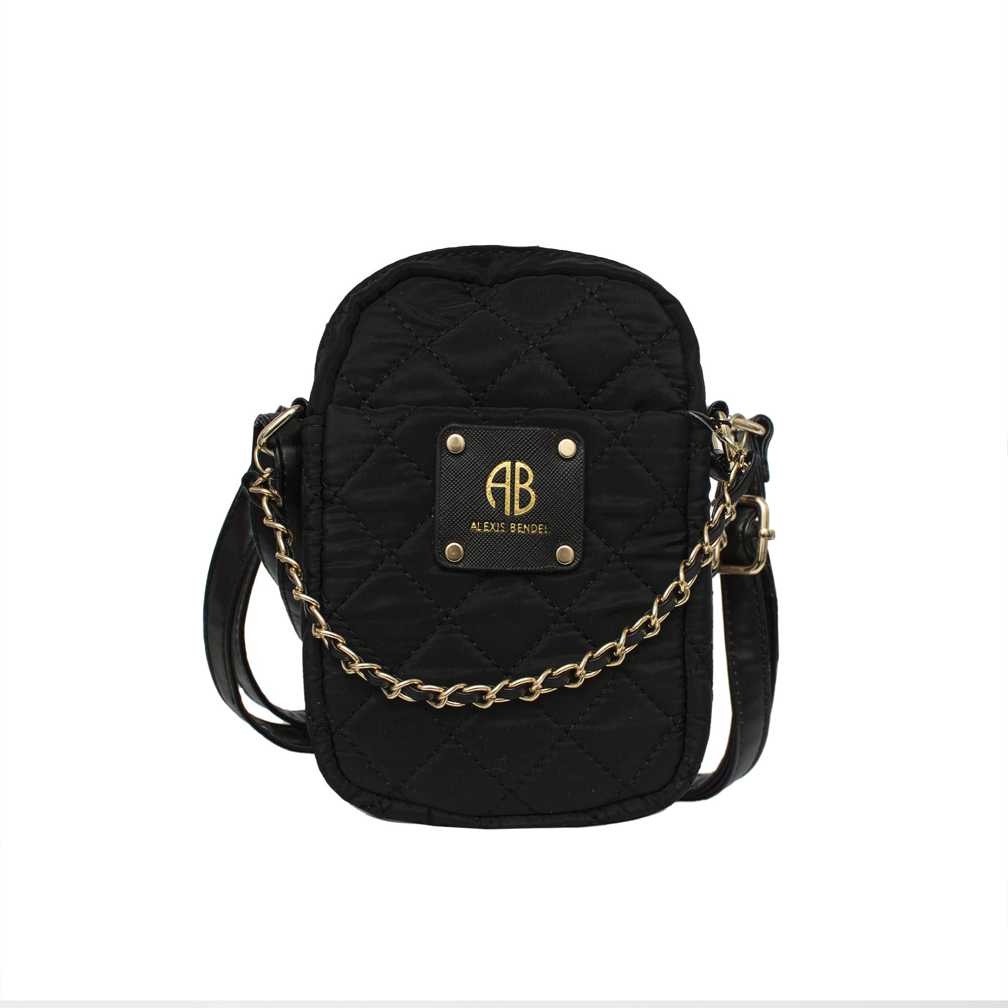 Alexis BendelWomen’s Small Lightweight Nylon Crossbody Handbag With Adjustable Shoulder Strap