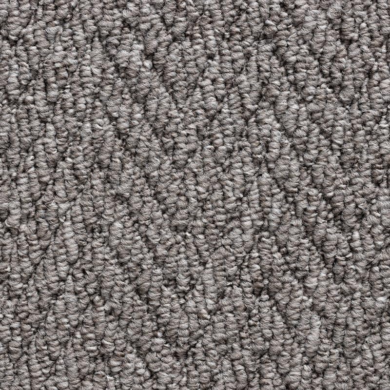 Tuda Carpets | Havana Herringbone 6mm Pile Budget Carpet with Felt Backing, 8.4mm Total Height | Dark Grey (5124) - 4m x 5m (13ft1" x 16ft4")