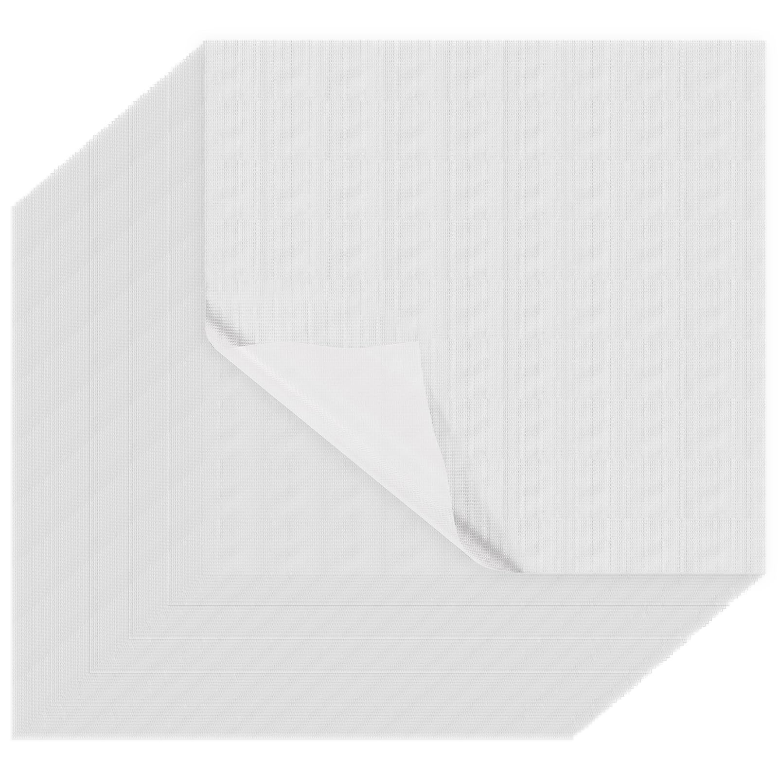 US 100Pcs Wash Away Embroidery Stabilizer PVA Water Soluble Embroidery Topping Film Stable Performance Water Soluble Stabilizer Precision Fit Embroidery Films Suitable for Shirts(20*20cm,white)