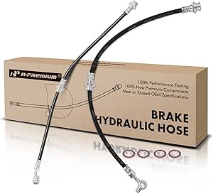 A-Premium Front Left Driver Side Brake Hydraulic Hose Compatible