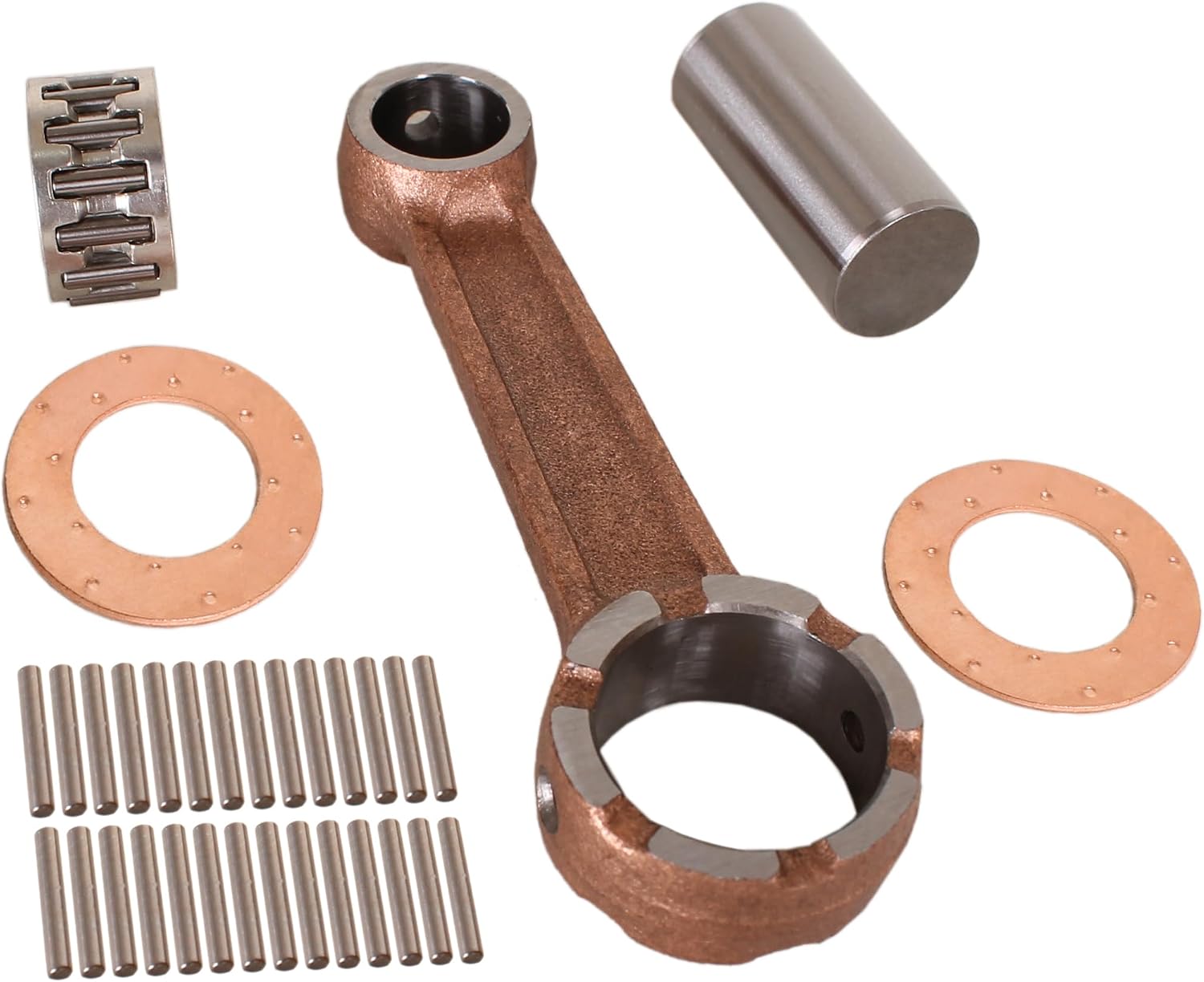 SouthMarine Boat Engine 6E0-11651-01 677-11651-01 6E0-11650-01 677-11650-01 Crankshaft Connecting Rod Con Kits for Yamaha Outboard Motor 4HP 5HP 6HP 8HP / 629-9492M 8758M 9492M for Mercury Mariner