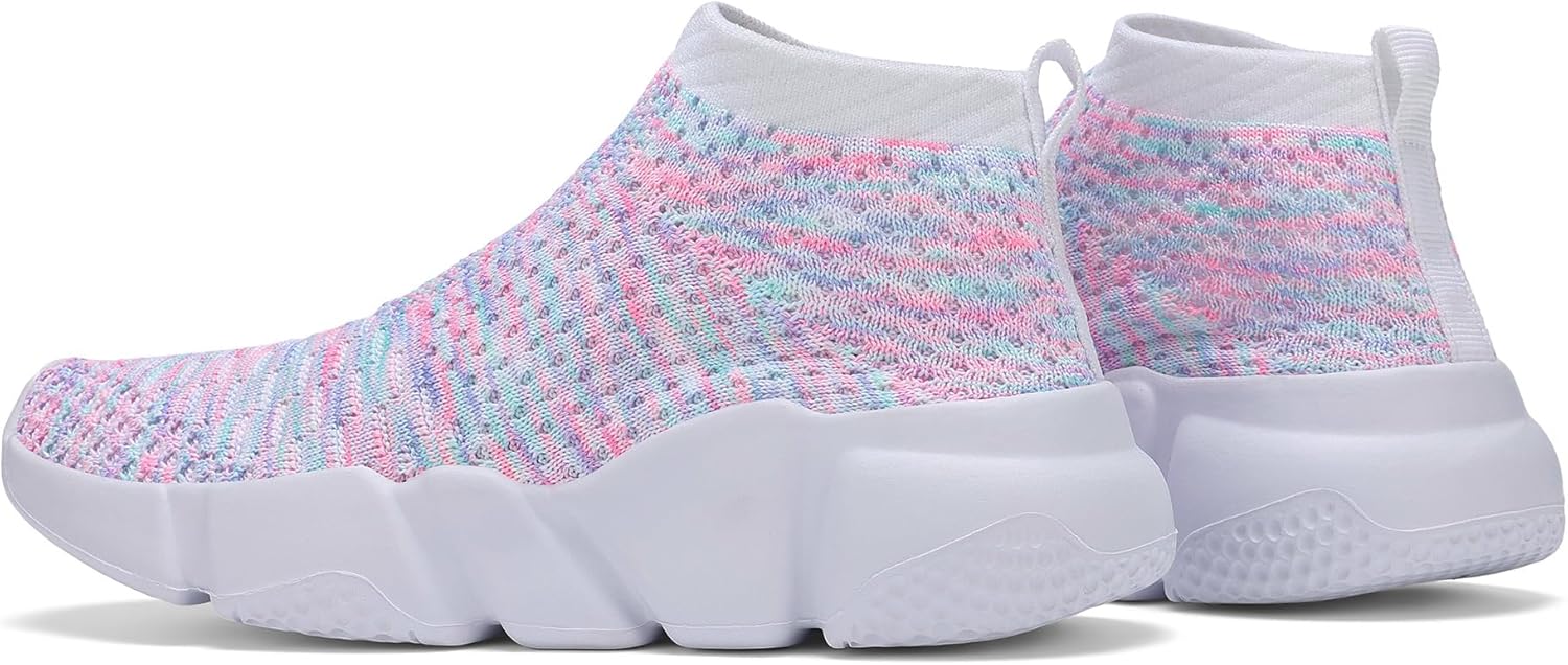 Santiro Boys Shoes Girls Sock Shoes Breathable Knit Slip On Shoes 11.5 Little Kid Mixed Color image 4 of 6 B0F53YC2Q7