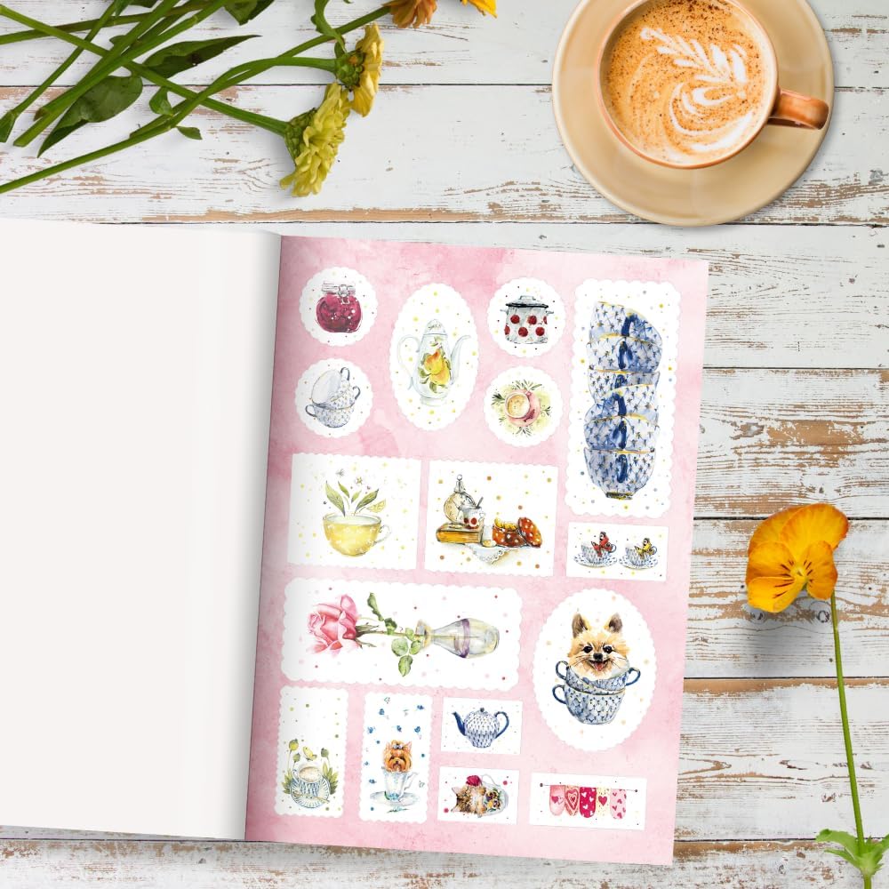 Daphne's Diary Sticker Book | 900 Creative Stickers | Ideal for Diaries, Scrapbooks, and Bullet Journals | an Inspiring Book Full of Art Illustrations, Lifestyle, and Decorative Stickers