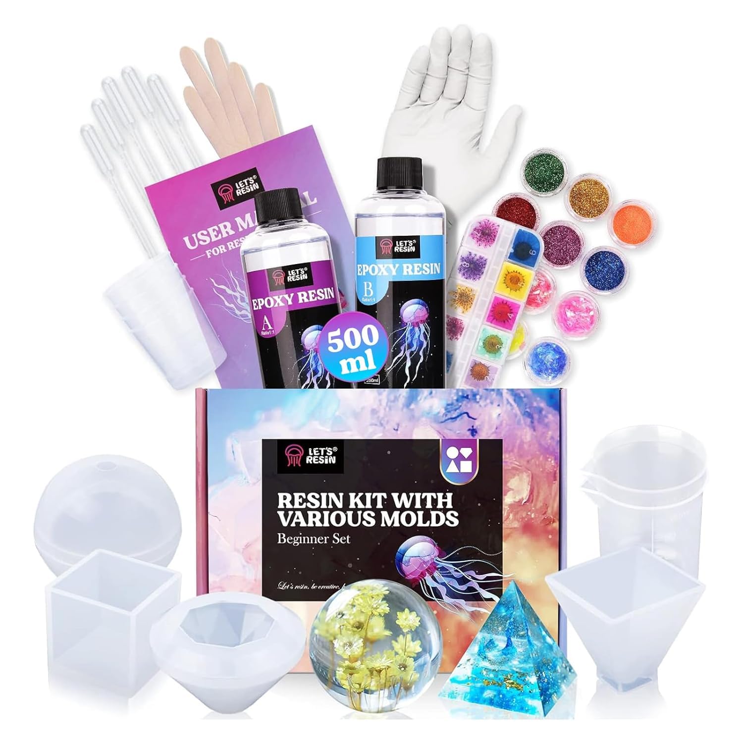 let's resin kit résine époxy complet