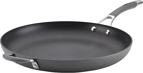 Miniatura 13 de Circulon Radiance Sartén Profunda Anodizada Dura Antiadherente / Sartén con Tapa - 12 Pulgadas, Gris Negro