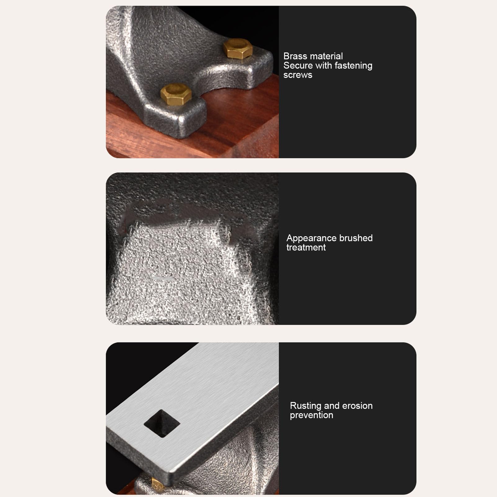 NOENNULL Mini-Schmuck Amboss mit Holz Basis, 500g Gussstahl-Bank-Amboss für Metall Schmieden, Schmuck Herstellung, Uhren Reparatur, Basteln und Schmiede Werkzeuge