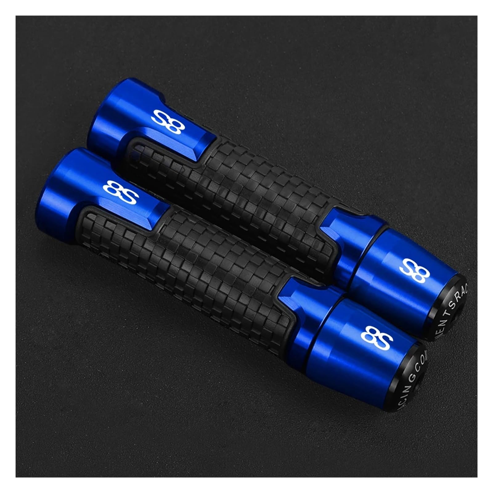 カールバー グリップカラー付き レトロなオートバイのハンドルバー