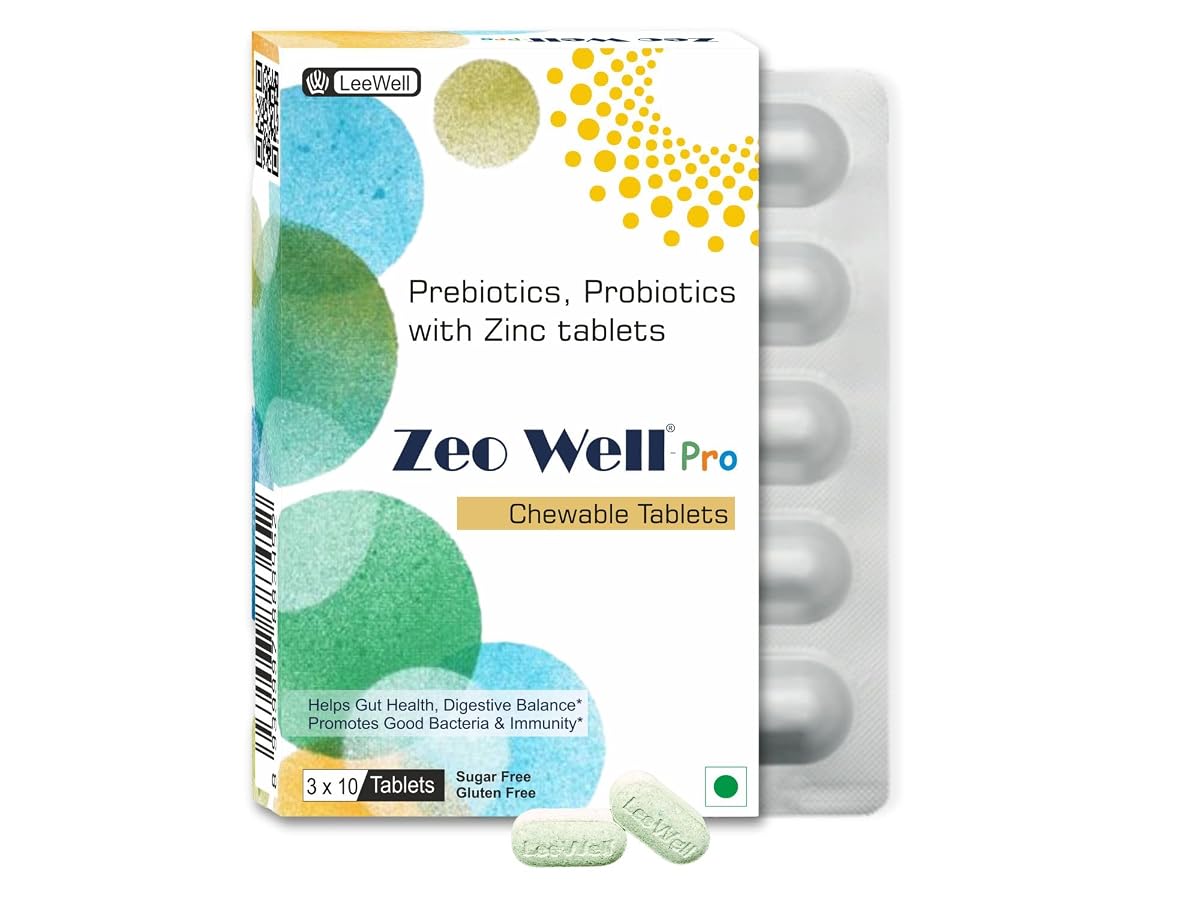 Zeowell -Pro Chewable Probiotic Tablets, 30 Tabs, Sugar Free