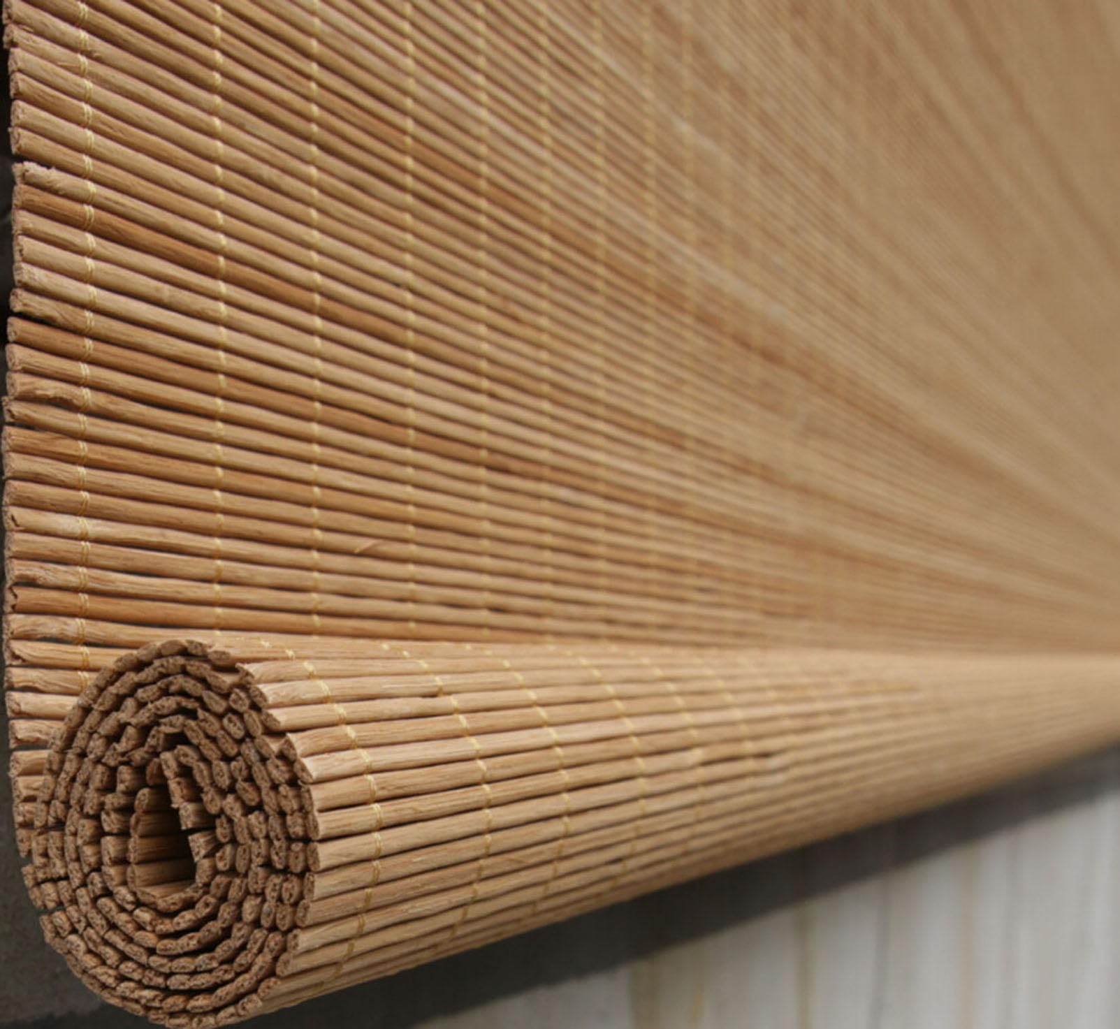 Bamboo Blinds, Bamboo Curtains, Natural Bamboo Roller Blinds, Privacy Protection, Roman Blinds – suitable for outdoor use, gardens and patios N (50x60cm)