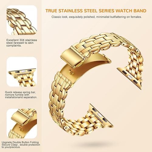 Miniatura 2 de Thinkbands Correas de reloj compatibles con Apple Watch Band de 1.496 in, 1.575 in, 1.614 in, 1.654 in, 1.732 in, 1.772 in, Iwatch SE Series