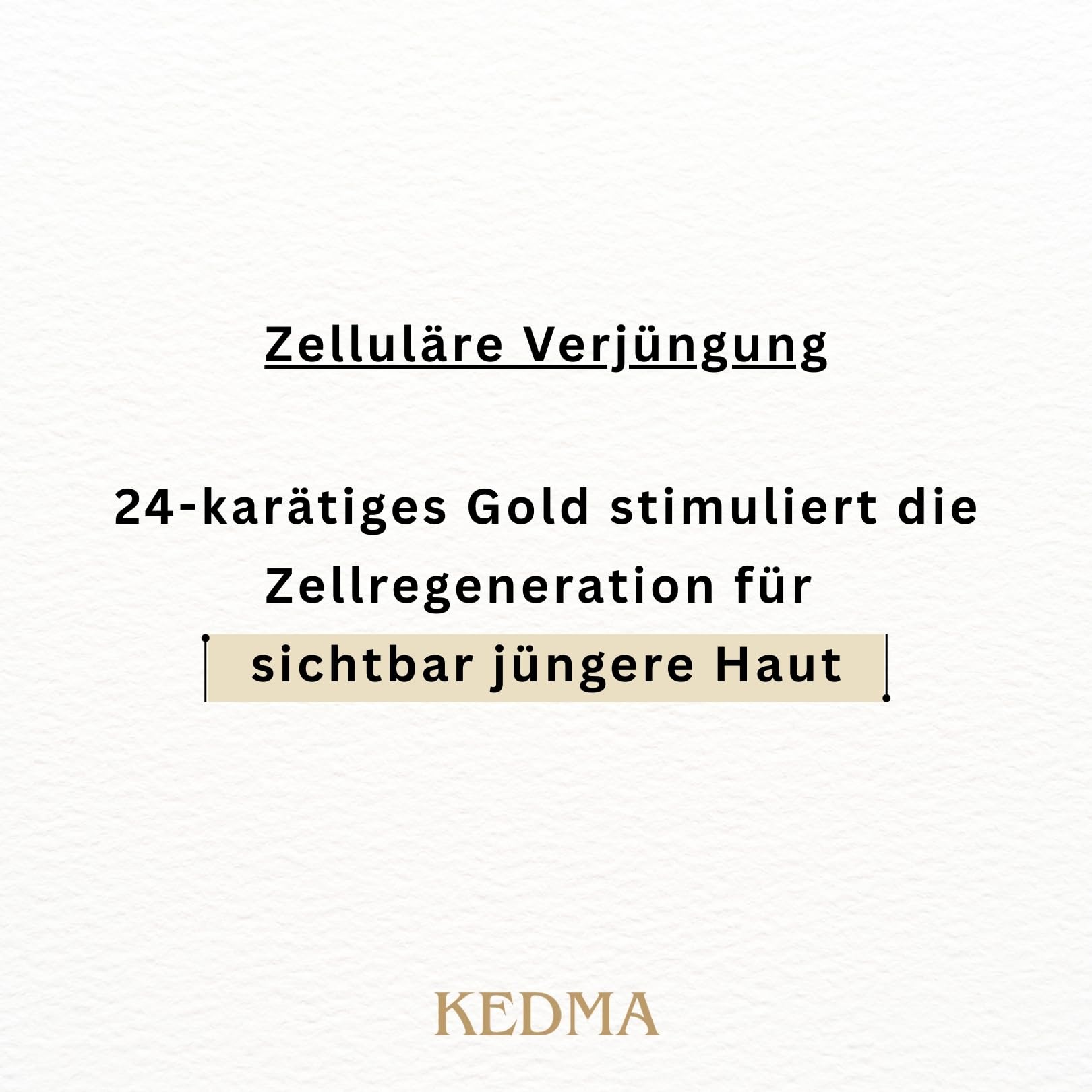 KEDMA - 24K-Gold-Duo mit Gesichtscreme & Serum - 50ml+50g | 24K-Gold-Duo aus Creme und Serum pflegt, spendet Feuchtigkeit und unterstützt Festigkeit und Ausstrahlung.