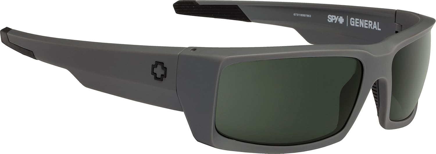 Spy Optic General, Rectangular Wrap Sunglasses, Color and Contrast Enhancing Lenses - Image 5