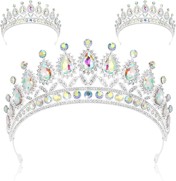 3 Pack Crystal Tiara and Princess Crown,Bridal Ghana | Ubuy