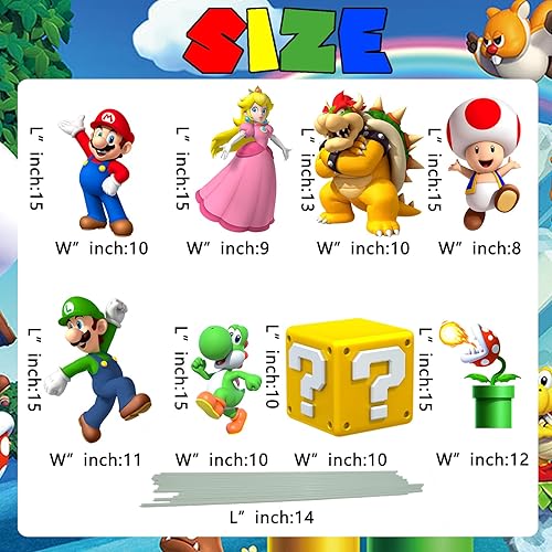 Miniatura 3 de 8 piezas de suministros para fiesta de cumpleaños, letrero de patio, decoración de fiesta de césped al aire libre para decoración de fiesta de