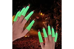Glow-in-the-Dark Halloween Witch Fingers for Reading and Spooky Fun