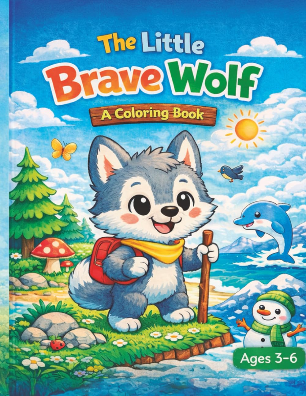 The Little Brave Wolf (The Brave Little Wolf and His Adventures)
