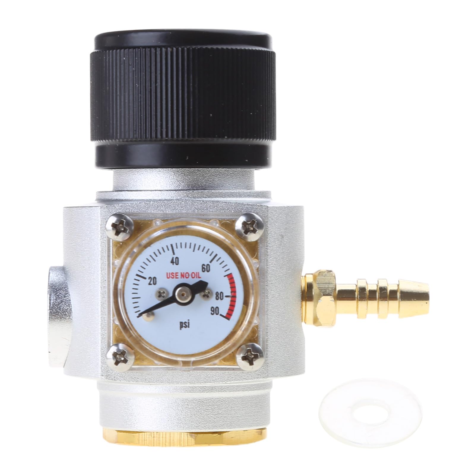 Xinsheinelry Meter Regulator Small Regulator Kegs 0-90 Charger Kit for Home Brew Kegging Home Brewing