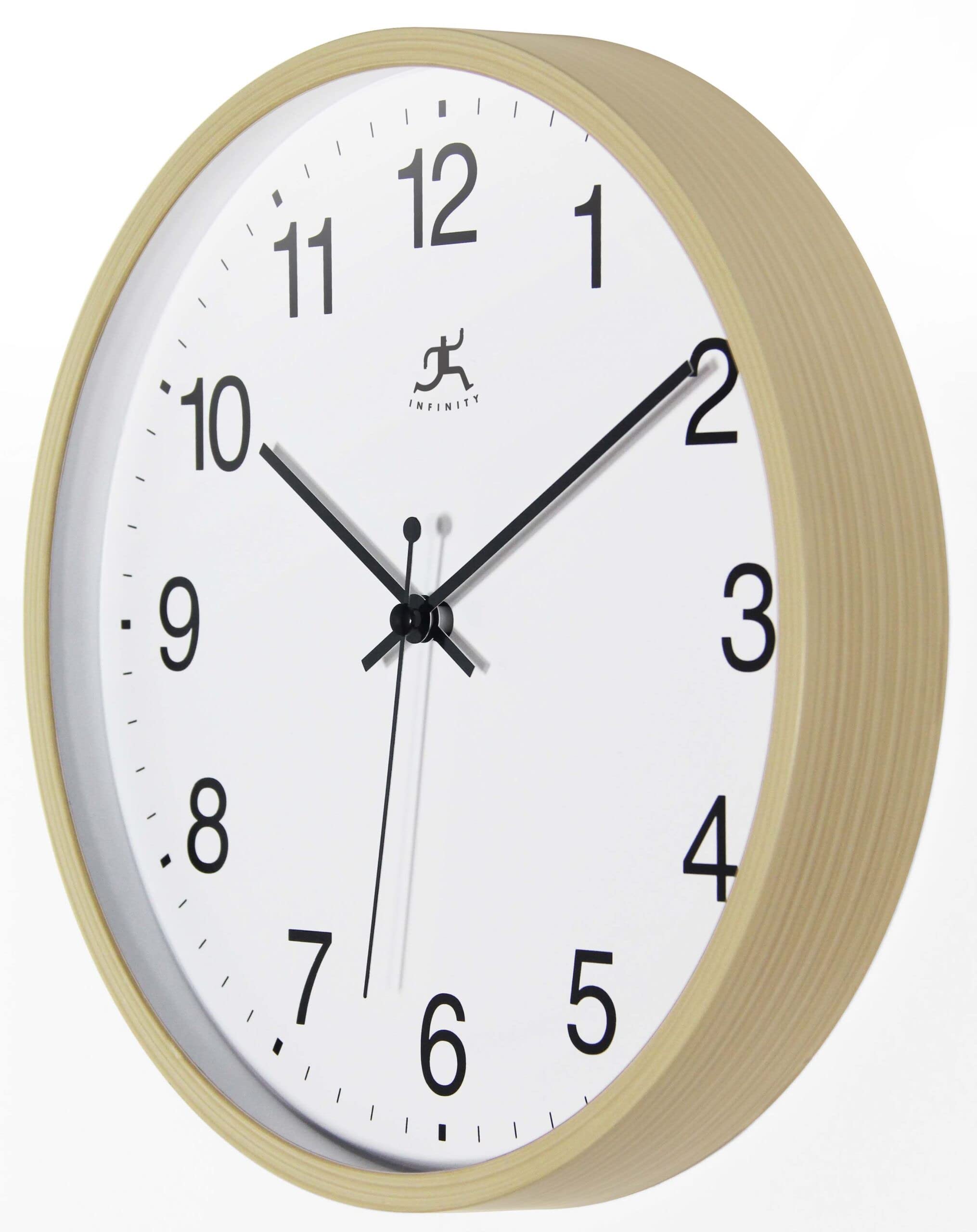 Amazon.com: Infinity Instruments Modern Wood Finish Wall Clock