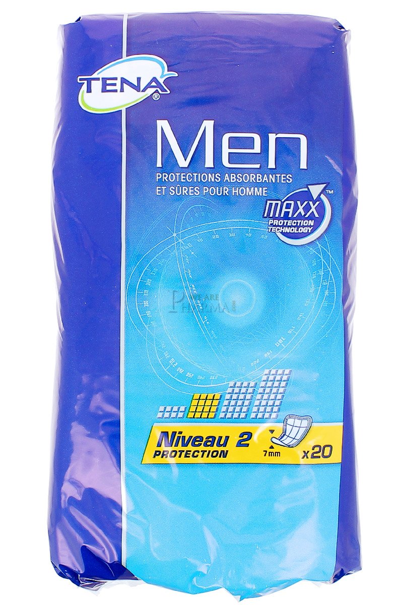 TENA MEN NIVEAU 2 - SACHET DE 20 PROTECTIONS