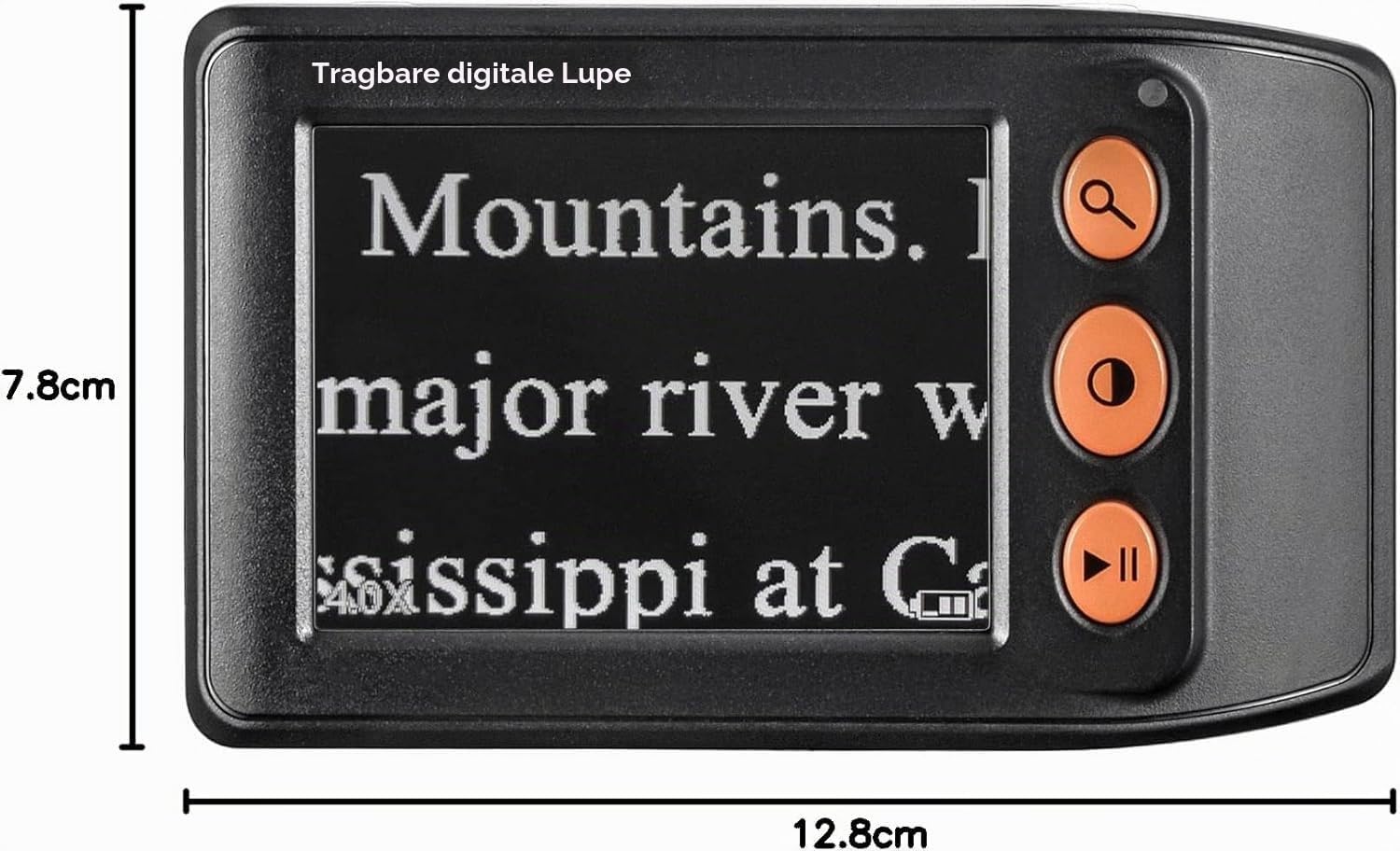 3,5" tragbare Digitale Lupe Low Vision Lesehilfe 2~25X Unterstützung mehrerer Farbmodi