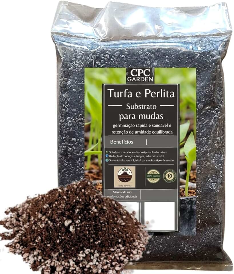Substrato Preparado Para Mudas Com Turfa e Perlita CPC Garden 1 Litro