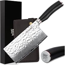 YOUSUNLONG 7" Chinese Cleaver - Damascus Vegetable & Meat Knife