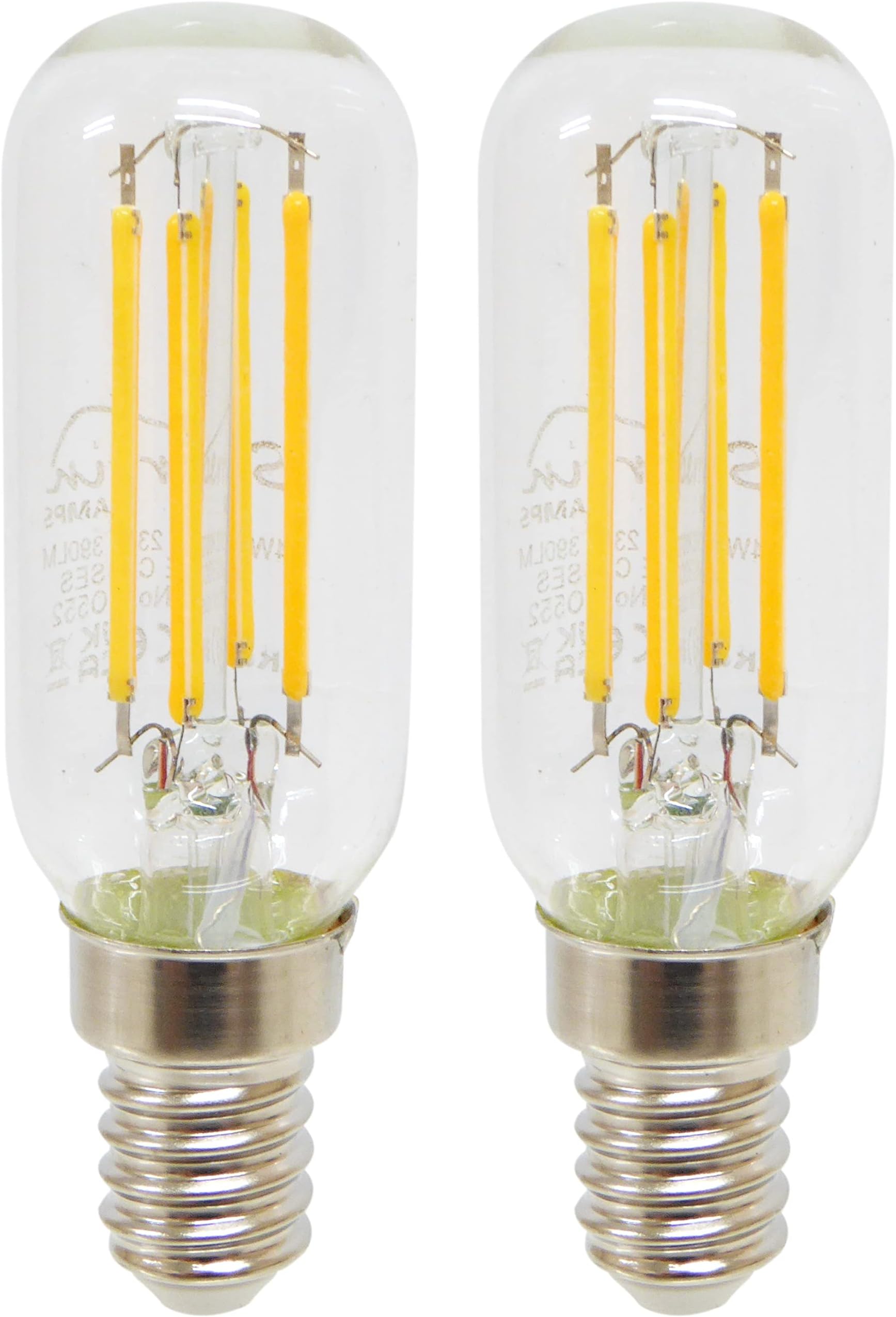 A1 ELECTRICS A1ELECTRICS.COM LED Cooker Hood Filament Bulb E14 - 4W 390lm 2700k - Equivalent to 40W Halogen - Pack of 2