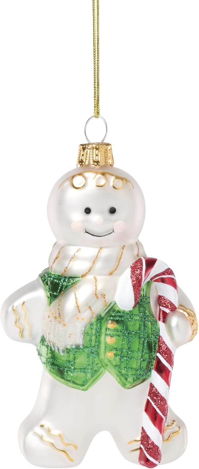 Lenox 898516 2025 Blown Glass Our 1st Christmas Ornament, Christmas, Holiday Decorations