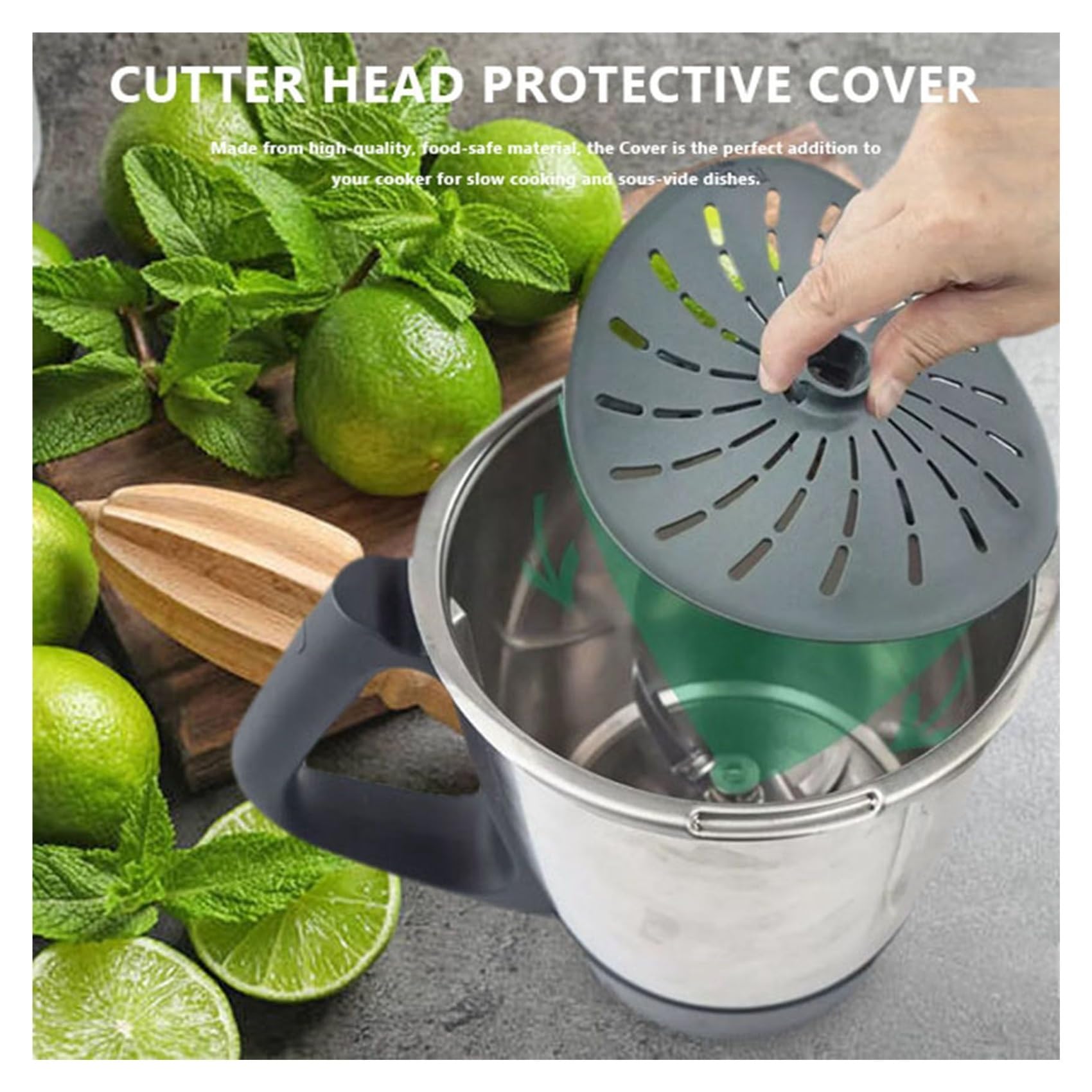 Cubierta de Cuchilla, Compatible con Vorwerk Thermomix TM5 TM6 TM31, Pieza de Repuesto for Extractor de cocción Lenta y Sous Vide, Accesorio for exprimidor