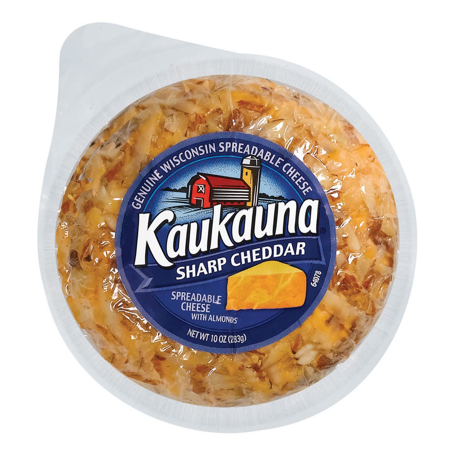 Kaukauna Spreadable CheesBel Brands Kaukuna Sharp Cheese Ball Spread, Cheese Blocks, Sharp Cheddar, 10 Count