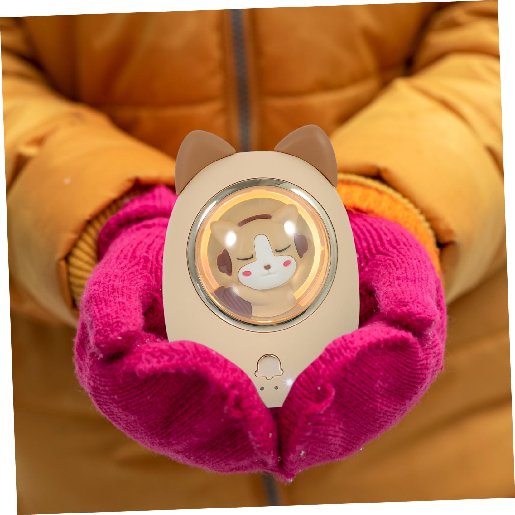 BESPORTBLE Lot De 4 Chauffe-Mains Portables Et Réutilisables avec Batterie De Capacité pour Temps Froid