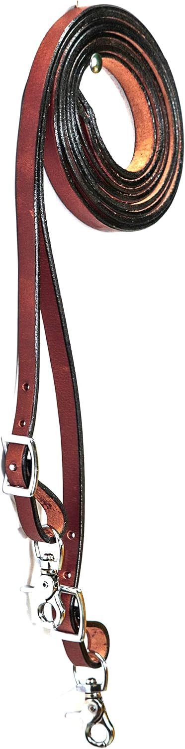 RAJ INTERNATIONAL 2 Piece Beaded Cross Single Ear Headstall & Reins Western Premium Leather Hand Carved Tooled Equestrian Tack (Beaded w/Cross Design_01) : Sports & Outdoors