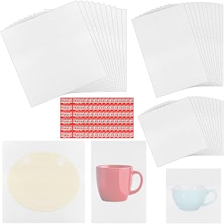 60 Pack Cushion Foam Pouches 3 Sizes (7.8''x7.8'', 7.8''x11.8'', 11.8''x11.8'') Foam Wrap Pouches with 60 Fragile Stickers 0.5mm Thick Packing Supplies for Dishes, Glasses, Plates, Moving and Storage