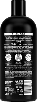 TRESemmé Rich Moisture luxurious moisture Shampoo for damaged hair 1x680 ml & TRESemmé Keratin Smooth Shampoo hair care product with hydrolysed keratin for 72h frizz control & shine 1x680 ml 2 piece
