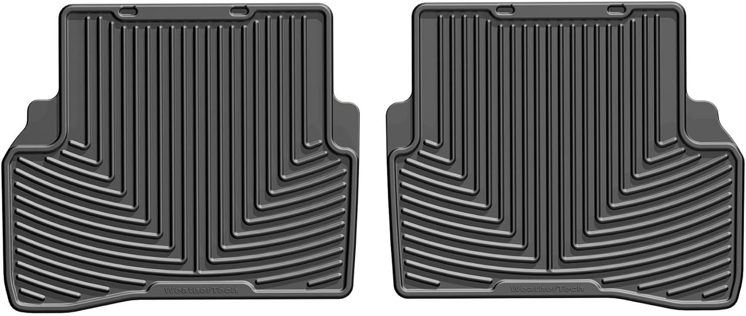 WeatherTech All-Weather Floor Mats for Mercedes E-Class Wagon, C-Class, AMG C 63 Sedan - 2nd Row (W432), Black