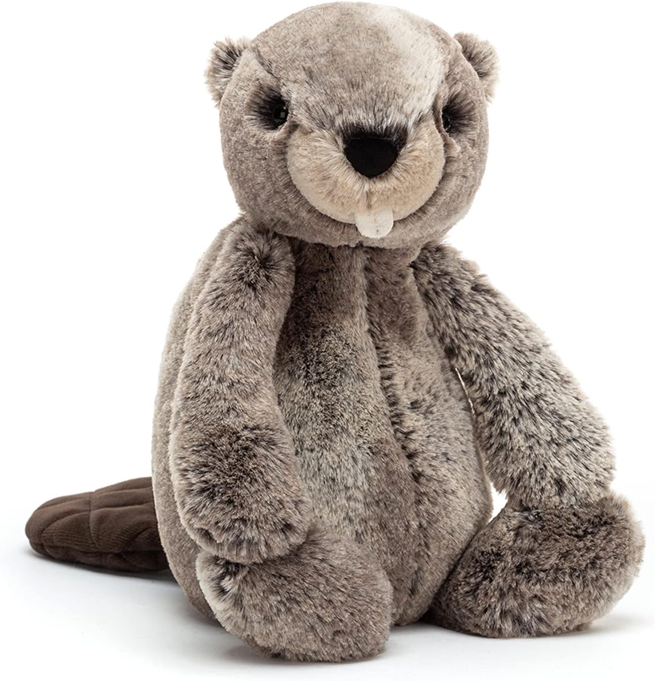 Jellycat Bashful Beaver Stuffed Animal, Medium