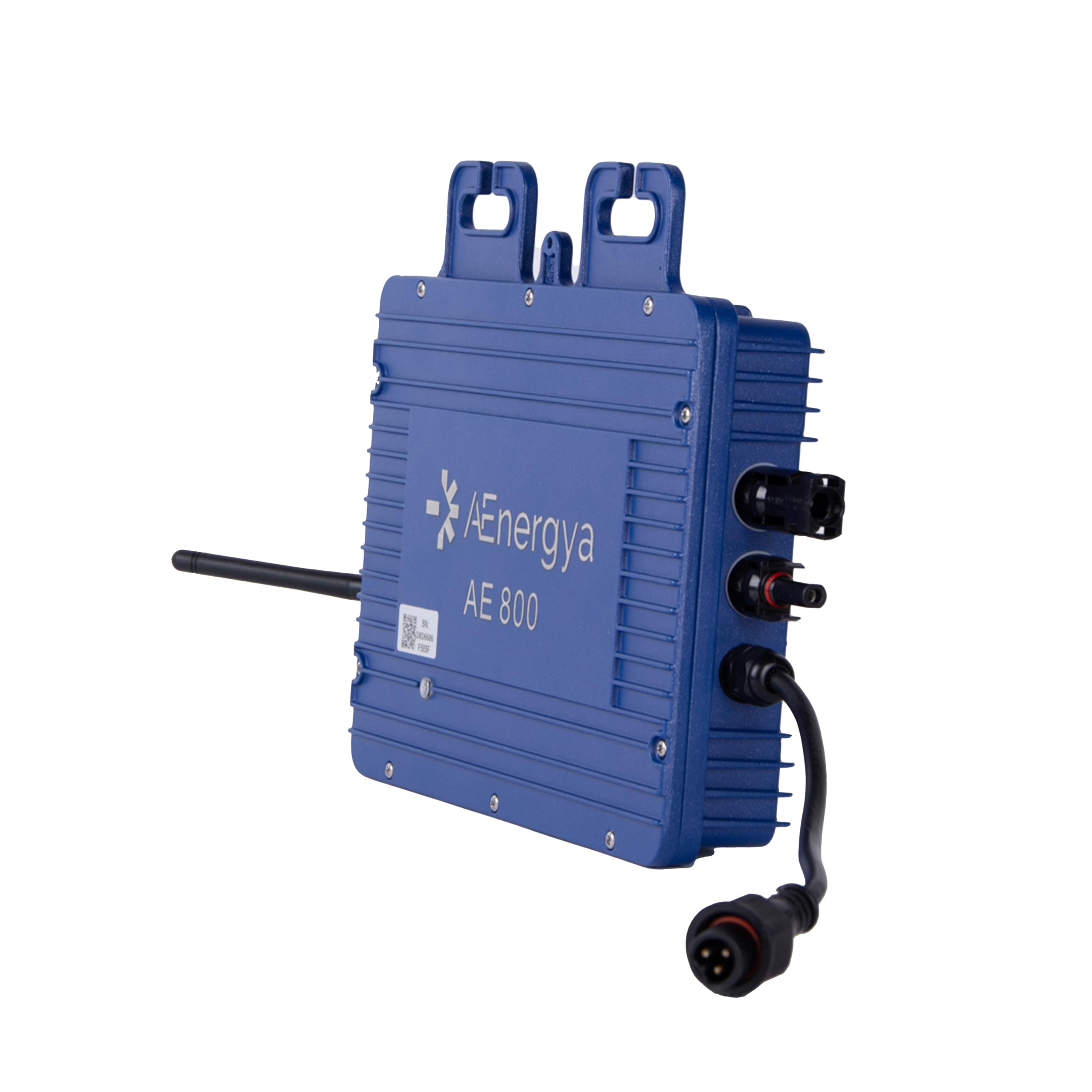 Microinverter AE800 da 800W, Inverter Solare Intelligente WiFi per Kit Solare da Balcone | Inverter PV per pannelli fotovoltaici | IP65 | 2 doppio ingresso | 1 uscita 800W (AE800-800W)