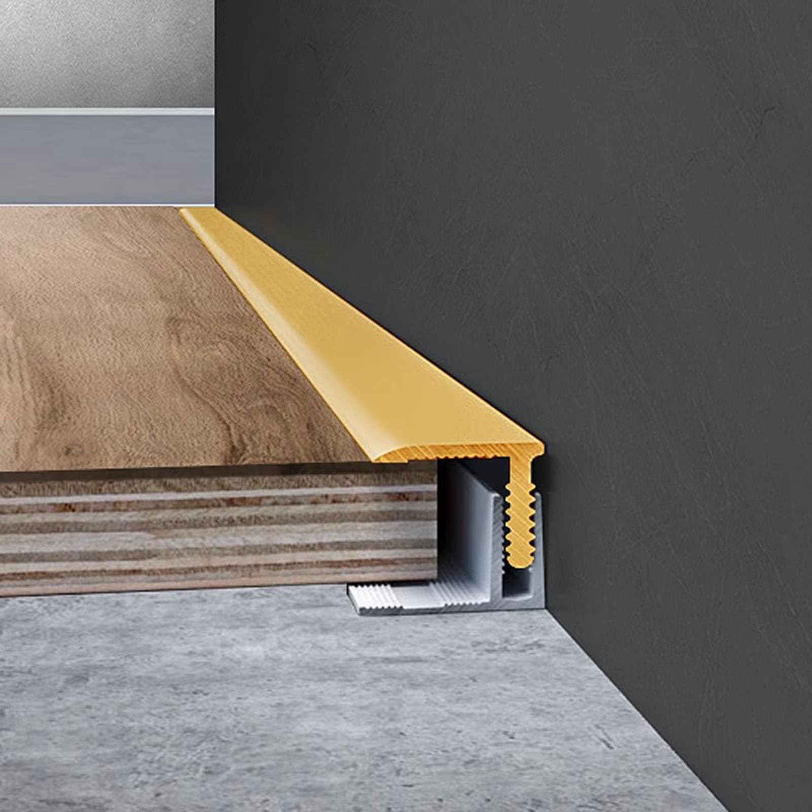 Bodenleisten, Türübergangsrampen mit Basis aus Aluminiumlegierung(35 3/8in(0.9m))