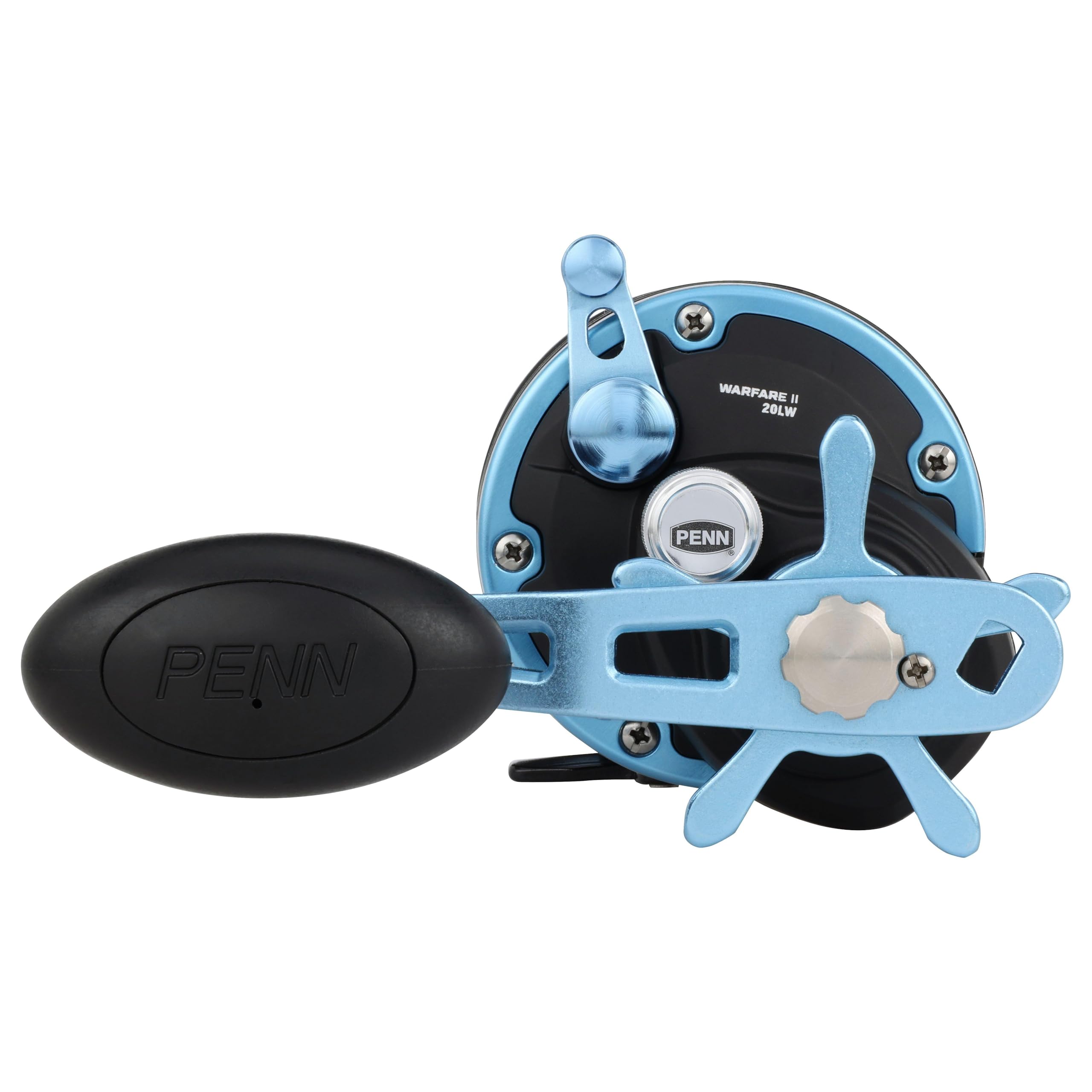 Penn Warfare™ II Level Wind Rolle | Rolle für das Raubfischangeln im Salzwasser | Schleppangeln, Casting & Grundangeln | Level Wind Spule | Mehrere Größen