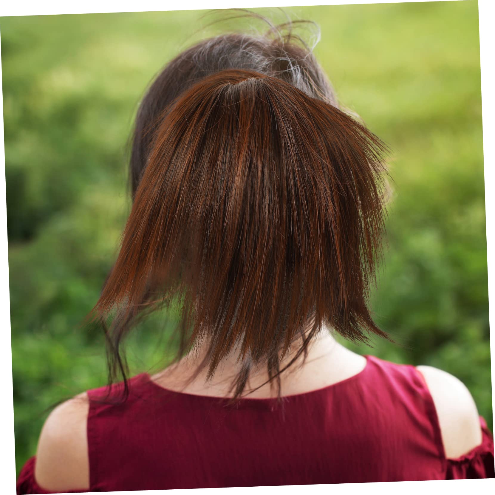 FRCOLOR 5pezzi Fascia Per Chignon Sintetico Accessorio Per Acconciature Eleganti Per Ufficio Matrimoni e Occasioni Speciali