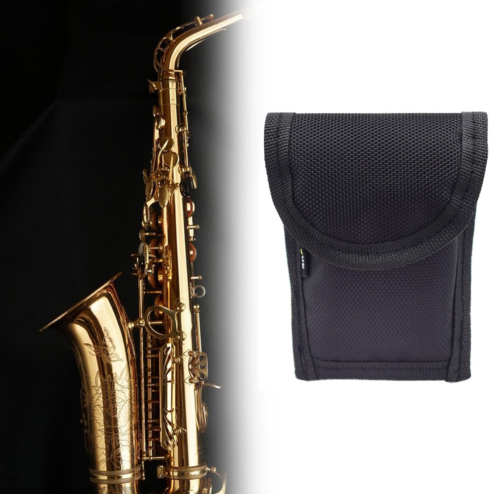 MagiDeal Pochette pour embouchure, étui pour instrument, sac de rangement compact, étui de transport, support pour matériel de musique absorbant les chocs, S