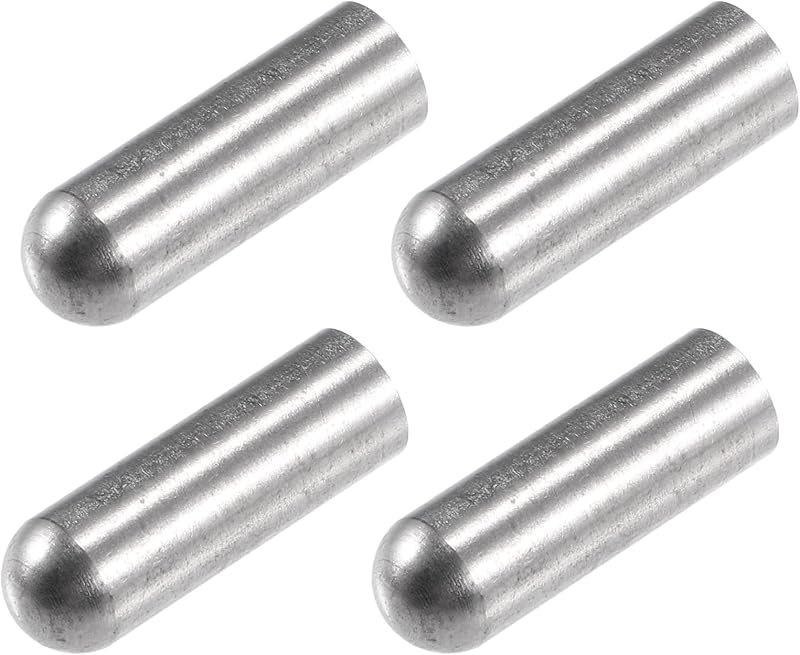 Parafusos-guia do pino da dobradiça da porta Partuto em aço inoxidável para Jeep Wrangler TJ JK JKU JL JLU – 4 unidades