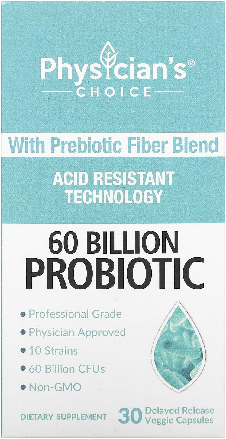 60 Billion Probiotic Veggie Capsules (30 Pieces)